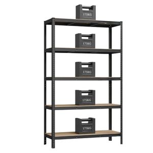 보관 선반 금속 차고 선반 유닛 가정용 창고 식료품 저장실에 대한 조정 가능한 헤비 듀티 볼트없는 주최자 랙 - Product Image 6