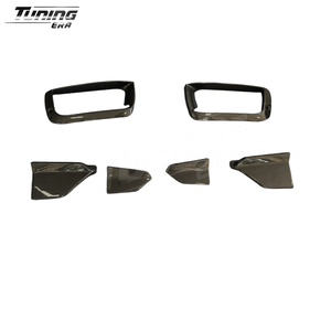Kit <span class=keywords><strong>carrosserie</strong></span> complémentaire en carbone sec style B pour Porsche 911 Carrera 992.1 : Lame avant, diffuseur arrière, garnitures de spoiler et évents des jupes latérales - Product Image 4