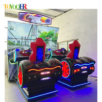Simulateurs de course de voitures dynamiques à écran 55 pouces, à monnayeur, pour salles d'arcade, vente en gros