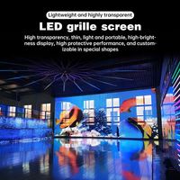 Écran LED transparent en maille pour façade vitrée, affichage LED extérieur en grille pour mur d'affichage publicitaire de bâtiment