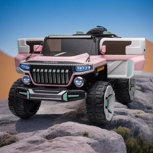 <span class=keywords><strong>2</strong></span>-Sitzer elektrische Kinder autos Batterie betriebenes fern gesteuertes Aufsitz spielzeug für <span class=keywords><strong>2</strong></span> bis 4 Jahre langlebiges Kunststoff material - Product Image 3