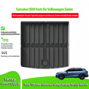 Forros de Carga y Protectores de Respaldo de Asiento de TPE 3D de Cobertura Total, Específicos para Vehículos, para la Serie <span class=keywords><strong>Volkswagen</strong></span> (VW) - Resistentes a las Manchas - Product Image 2