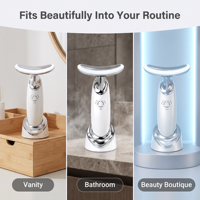 Appareil de beauté portable pour le visage et le cou, appareil de soin de la peau à LED Photon, équipement de massage rajeunissant pour le bien-être