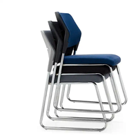 Chaise de réunion empilable de réception de bureau de conception luxueuse en maille dorée moderne à hauteur réglable couleur personnalisée