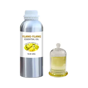 100% puro exportação de óleo essencial a granel pode ser personalizado rótulo atacado Ylang Ylang óleo essencial cosméticos aromaterapia
