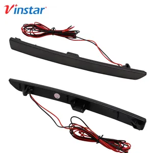 Vinstar מעושן עדשה אחורי פגוש רפלקטור LED צד מהדר עבור BMW עבור M3 עבור F80 סדאן 2014-2019 F82 קופה 2014-2020