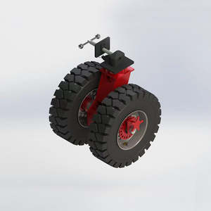 15/22 Zoll <span class=keywords><strong>Pneumatic</strong></span> Swivel Caster Sea Cargo Container Gummi räder für ungleich mäßige geschliffene Lenkräder Produkt kategorie - Product Image 1