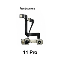 Caméra frontale pour iPhone 11 11 Pro compatible avec 11 Pro Max avec câble flexible, pièces de réparation de téléphone, pièces de rechange