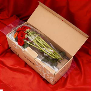 Caja de Embalaje para Suscripción de Flores, Opción de Cartón Corrugado Tipo B y E, Caja Plegable para Envíos con Caja Interior Rígida para Regalo, Fabricante - Product Image 4