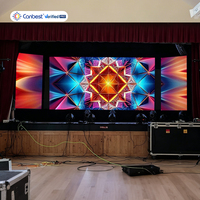 Layar Video Wall LED Canbest Rv Series P3.9 3.91Mm 6000X2000Mm 19.6X6.5Ft untuk Sewa Indoor Outdoor, Cocok untuk Acara di Inggris