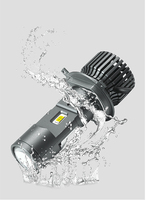Puissants Phares de Voiture à Lentille de Projecteur 100W H4 Accessoires d'Éclairage Automobile 6000K 13000LM Ampoule de Phare LED Mini Projecteur Laser LED