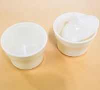 Lot de bols à soupe Miso en mélamine, écologiques, réutilisables, incassables, avec couvercle et cuillère, pour service, durables, vente en gros