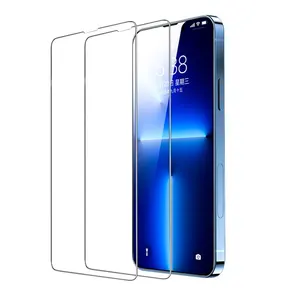 Prezzo all'ingrosso accessori per telefoni cellulari 9H pellicola proteggi schermo in vetro temperato trasparente per iPhone 11 12 13 14 pro max foil