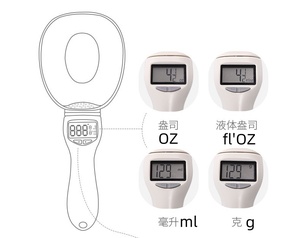 Handheld ABS LCD Display Pet <strong>Spoon</strong> Scale 800g Mini Electronic <strong>Measuring</strong> <strong>Spoon</strong> - Product Image 4
