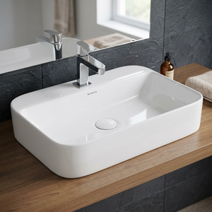Lavabo de table en céramique Sanitaire Nouveau Rossa Designer pour usage hôtelier Meilleur prix d'Inde - Product Image 2