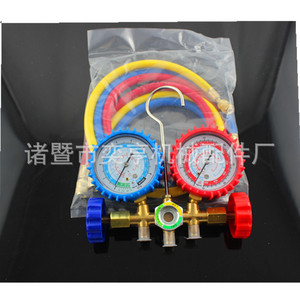 Car Air Conditioner Refrigerant Charger Kit R12 R22 R134 R410 R502 Steel Digital Pressure <b>Gauge</b> - Product Image 3