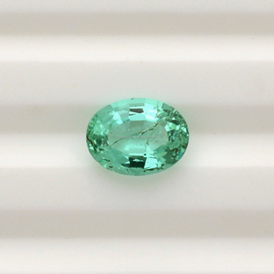 Esmeralda Natural 8x6mm Piedra preciosa de corte ovalado Precio al por mayor 1,02 Ctw Esmeralda de Zambia Piedra preciosa suelta facetada Hacer joyería para ella - Product Image 2