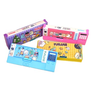 New Arrival Pencil Box With Calculator Multifunction Pencil Case Popup Pencil Case