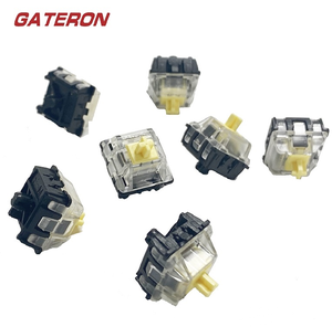 Interrupteur de clavier mécanique de jeu <span class=keywords><strong>GATERON</strong></span>, argent, blanc, rouge, bleu, jaune, marron, noir, interrupteur optique - Product Image 4