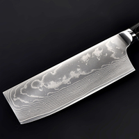 7 "couperet à viande de boucher en acier à haute teneur en carbone couteau de cuisine de légumes de Chef chinois asiatique polyvalent avec manche en Micarta G10