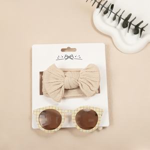 Nuovo Set di Accessori per Capelli per Bambini Stile Europeo e Americano, Fiocchi in Tessuto, Fasce per Capelli Stampate in Nylon a Quadretti, Moda Cartoon per Ragazzi - Product Image 4