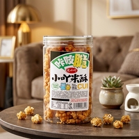 Longxiaoya Snacks croustillants chinois aux céréales - 108g Croustilles de riz saveurs bœuf épicé et originales, saveurs sucrées personnalisées OEM, sans graisses trans, en sachet