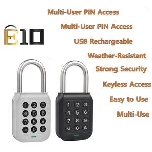 Candado para Exteriores Resistente al Agua, con Código Digital Personalizado, Sin Llave, Antirrobo, de Alta Seguridad, para Diversas Puertas - Product Image 1