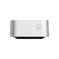 Ordinateur de bureau mini PC ultra-fin MQI13 en aluminium argenté, avec processeur Intel Core i3 de 12e génération (1215U/1220P), double écran 4K HD, vente en gros