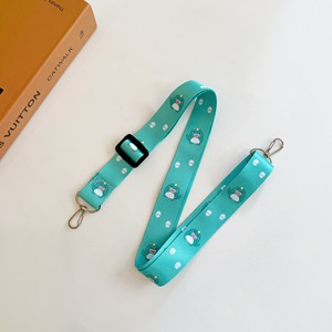 Customizable Nylon Fabric Lanyard with Dog Hook and ID Card Holder Washable