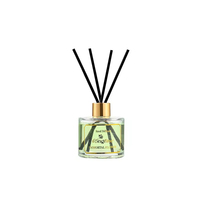 Offre Spéciale – Diffuseur de Parfum d'Ambiance de Luxe Sans Flamme 50ml en Verre avec Huile Essentielle Fruitée et Bâtonnets – Parfum Longue Durée