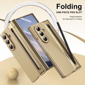 เคสโทรศัพท์มือถือหนัง PU หรูหราสำหรับ Samsung Z Fold 8 7 6 5 4 3 W25 พร้อมที่ใส่ปากกา Stylus ฟิล์มกันรอยหน้าจอ ป้องกันการกระแทก - Product Image 5