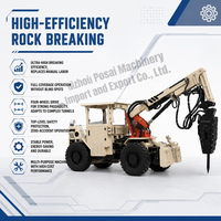 XMPYT-45/450 Engin de détartrage minier sur chenilles avec moteur et châssis articulé 4x4 pour le détartrage des toits et des murs souterrains