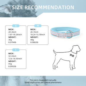 <span class=keywords><strong>Collar</strong></span> para Cachorro con Hebilla de Seguridad, Collares Ajustables Suaves para Perro, Diseño Moderno, Nuevo, Económico, Color Caramelo, <span class=keywords><strong>Collar</strong></span> Suave para Perro - Product Image 3