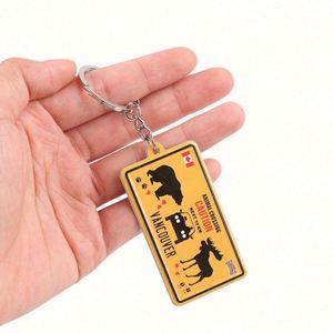 <b>Custom</b> Blank Metal Keyring Vintage Tinplate <b>Keychain</b> for Promotion - Product Image 3