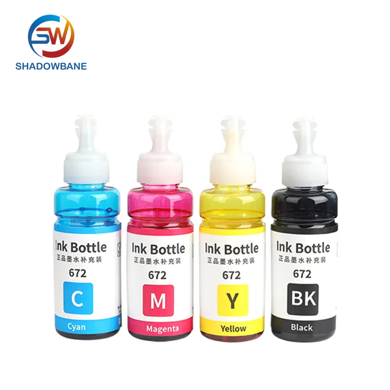 Good Election Compatible 672 Refill Ink For Epson L130/L310/L313/L360/L380/L383/L405/L551/L565 Printers