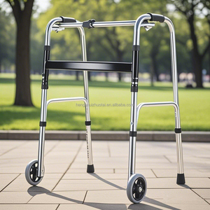 Lichtgewicht opvouwbare <span class=keywords><strong>trolley</strong></span> voor ouderen, loophulpframe, vierpotige krukstoel, vierpotige loophulp - Product Image 1