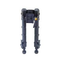 Support pliable télescopique en métal à deux pieds pour la chasse et le tir en extérieur