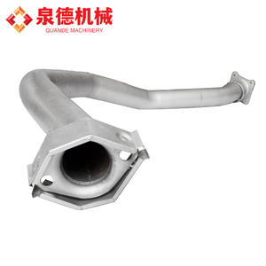 Tubo de escape de eje único para camiones mezcladores y bombas Isuzu, compatible con BMW 530i modelo 8-97634143-1 (cuatro orificios traseros, dos orificios) - Product Image 2