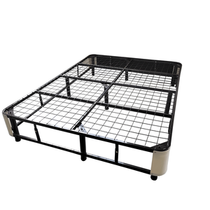 Cadre de lit en métal pour lits jumeaux, approvisionnement en usine, conception de cadre de lit en métal à plate-forme complète - Product Image 1