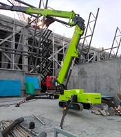 Piattaforma di Lavoro Aerea Elettrica Semovente Zoomlion 23m ZX23AE, Elevatore a Ragno Cingolato con Ringhiera di Protezione della Piattaforma in Vendita