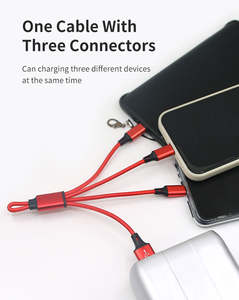 5-in-1 USB Multi-Ladekabel 2-in-3 Nylon-Ummanteltes Schnellladekabel USB Typ C Universelles Multifunktions-Telefonkabel - Product Image 6