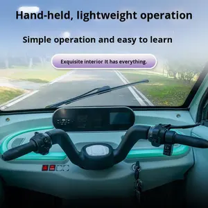 Le prix d'un véhicule de livraison fermé à 3 roues, avec 2 portes et 3 sièges, un mini tricycle électrique pour passagers, est bon marché. - Product Image 4