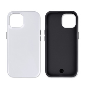 Funda para Teléfono <span class=keywords><strong>2</strong></span> en 1 con Recubrimiento para Sublimación, Funda Rígida de TPU y <span class=keywords><strong>PC</strong></span> para Sublimación, Funda Protectora para iPhone 15 Pro Max - Product Image 2