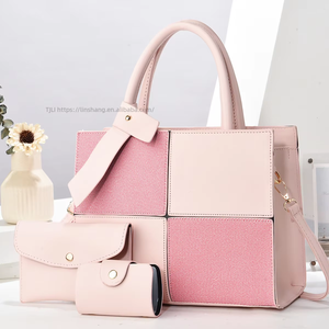 Women's Simple Fashion Small <b>Square</b> Shoulder Messenger Bag Design Stitching Zipper Closure New Texture Luxury Handbags - Product Image 3