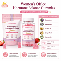 Gummies pour l'équilibre hormonal féminin OEM/ODM pour le soutien de la santé, sans sucre, supplément de vitamines pour femmes