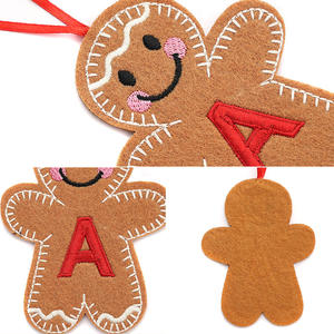 Cross-Border New Christmas Gingerbread Man Décoration Pendentif pour Arbre de Noël Ornements suspendus Usage domestique Festive Cookie Man - Product Image 4