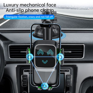 Support de téléphone portable à ventouse grande capacité pour voiture, fixation sur pare-brise de camion ou tableau de bord, support rotatif pliable à trois axes - Product Image 3