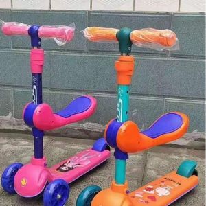 Childrens Scooter 3 In 1 Balance Bike Adjustable Foldable For Ages 2 12 Years Kids Toy Outdoor Ride On - Product Image 2