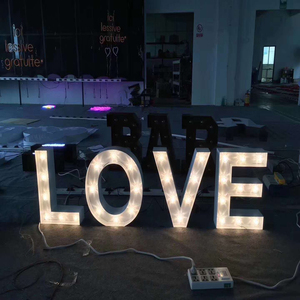 4F tình yêu lớn marquee đám cưới khổng lồ thư chiếu sáng với bóng đèn marquee thư cho đám cưới trang trí - Product Image 2