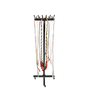 Support de corde à sauter sur pied, cordon de saut, présentoir, équipement de gym à domicile, support de rangement, chariot de corde à sauter portable Champion Sports - Product Image 4